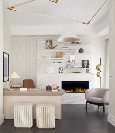  Modern Apartment Office and Study. Bay St. Modern Condo by Elizabeth Metcalfe Design.