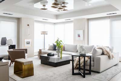  Modern Apartment Living Room. Lakeview Penthouse by Elizabeth Metcalfe Design.