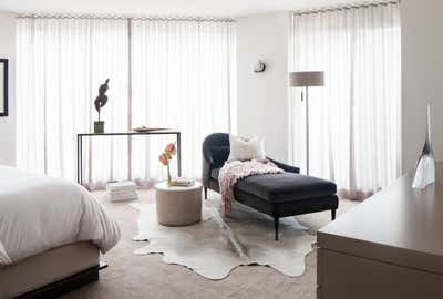  Modern Apartment Bedroom. Lakeview Penthouse by Elizabeth Metcalfe Design.