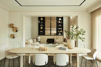  Modern Family Home Dining Room. Uptown New Build by Elizabeth Metcalfe Design.