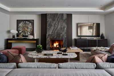 Contemporary Family Home Living Room. Warren Road by Elizabeth Metcalfe Design.