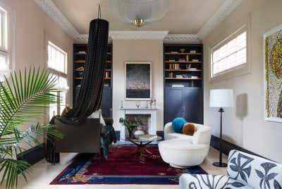  British Colonial Eclectic Family Home Open Plan. Cottage d'Art by Sherry Shirah Design.
