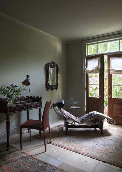 Cottage Bedroom. Cottage d'Art by Sherry Shirah Design.