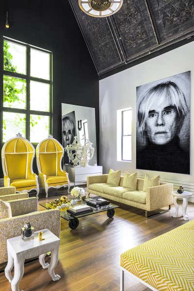 Eclectic Living Room. Gramercy by Lucinda Loya Interiors.
