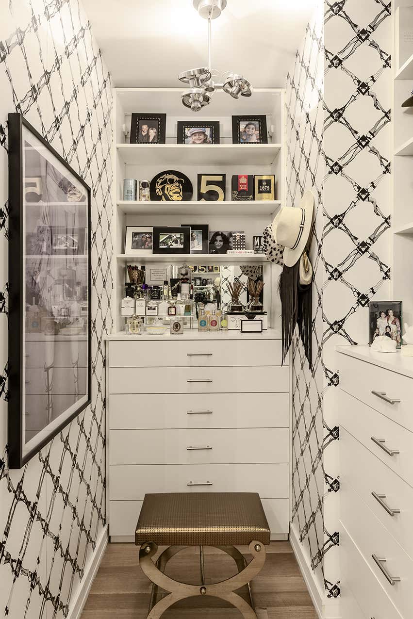 Eclectic Storage Room and Closet