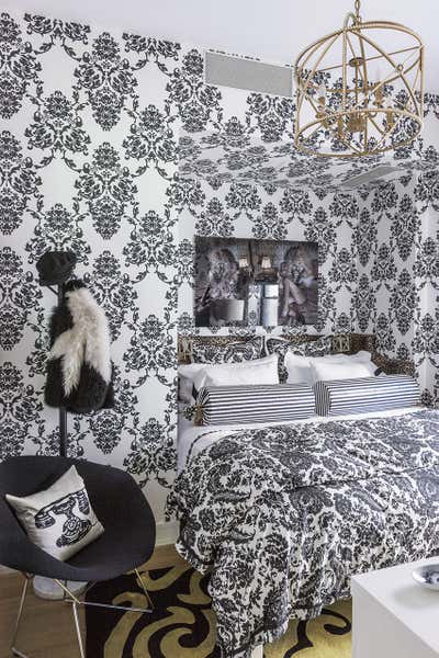 Eclectic Family Home Bedroom. Gramercy by Lucinda Loya Interiors.
