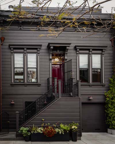 Eclectic Family Home Exterior. Modern History - San Francisco by JKA Design.