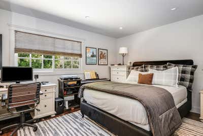  Mid-Century Modern Family Home Bedroom. Benedict Canyon by David Brian Sanders Interiors.
