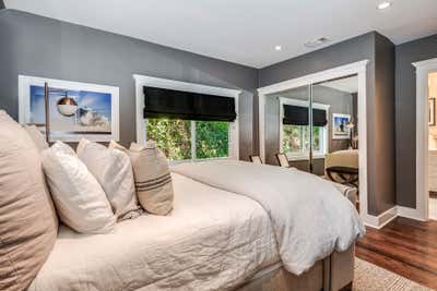  Mid-Century Modern Family Home Bedroom. Benedict Canyon by David Brian Sanders Interiors.