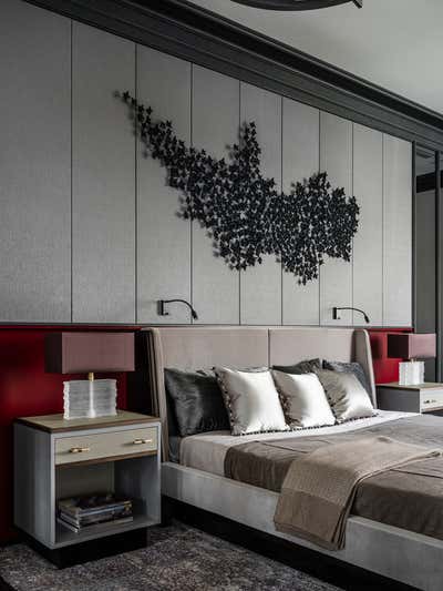  Art Deco Country House Bedroom. Modern Constructivism by O&A Design Ltd.