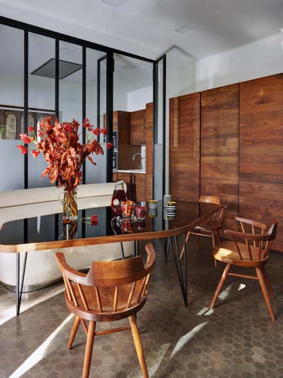  Rustic Country House Dining Room. Family Residence in Constructivism Style by O&A Design Ltd.