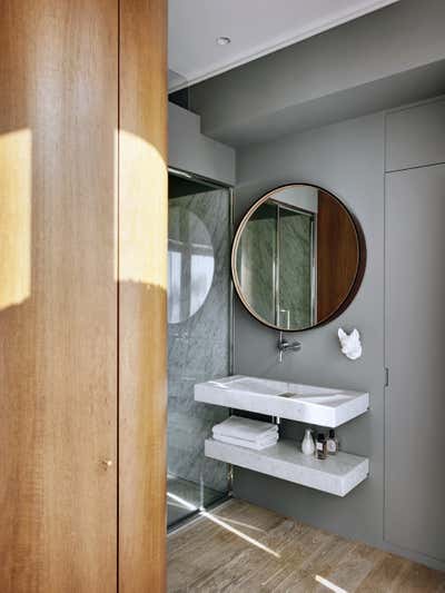  Art Nouveau Bathroom. Family Residence in Constructivism Style by O&A Design Ltd.