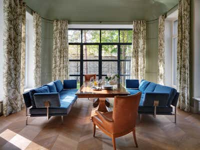  Eclectic Country House Dining Room. Family Residence in Constructivism Style by O&A Design Ltd.