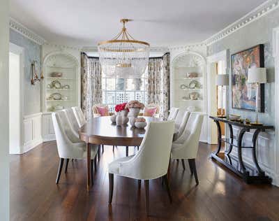 Contemporary Dining Room. A Twist on Traditional by Amy Kartheiser Design.