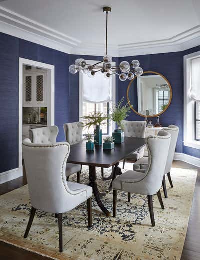  Traditional Family Home Dining Room. Classic Meets Contemporary by Amy Kartheiser Design.
