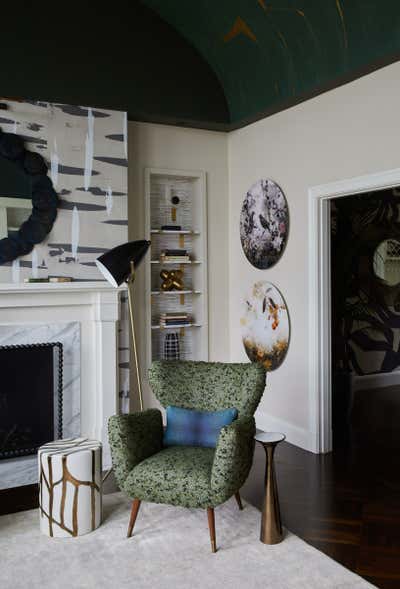  Maximalist Transitional Living Room. 1920s San Francisco Home by Jeff Schlarb Design Studio.