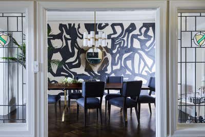  Maximalist Dining Room. 1920s San Francisco Home by Jeff Schlarb Design Studio.