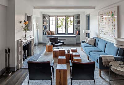  Contemporary Apartment Living Room. West Village Pre-War by Gramercy Design.