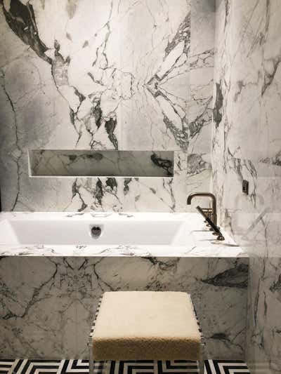  Art Nouveau Maximalist Bathroom. THE MODERN CLASSIC  by Nebras Aljoaib Design.