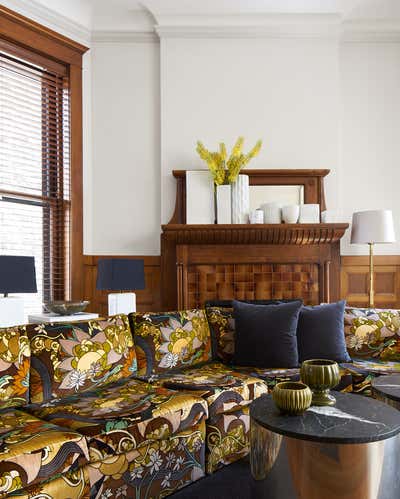  Maximalist Family Home Living Room. Lincoln Park Revived by Studio 6F.
