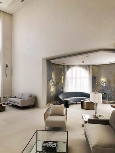  Art Deco Art Nouveau Living Room. THE MODERN CLASSIC  by Nebras Aljoaib Design.