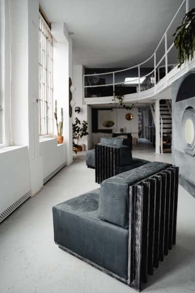  Industrial Apartment Living Room. Lamè by Spinzi.