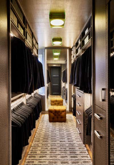  Maximalist Apartment Storage Room and Closet. Designer's Own Home by Wesley Moon Inc..