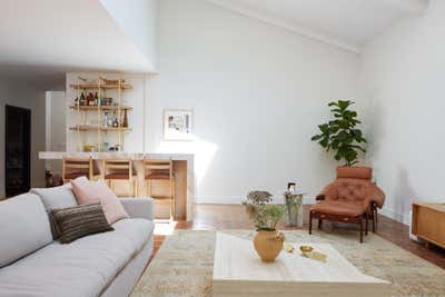  Mediterranean Scandinavian Family Home Living Room. Rocomare by Veneer Designs.