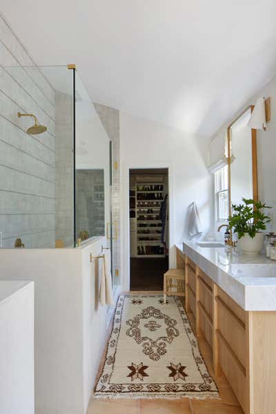  Bohemian Scandinavian Family Home Bathroom. Rocomare by Veneer Designs.
