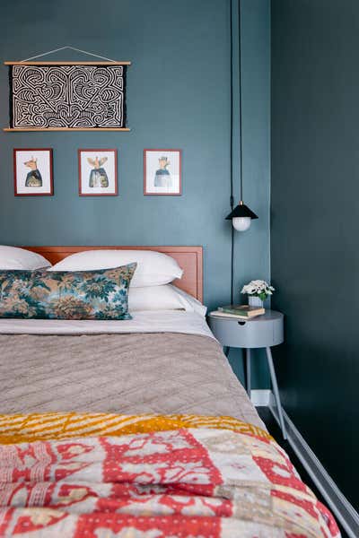  Eclectic Apartment Bedroom. ARTESIAN by Sarah Montgomery Interiors.