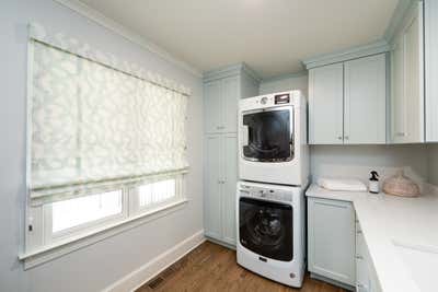  Minimalist Family Home Storage Room and Closet. Foxcroft Remodel  by Nicole Scalabrino Interiors, LLC.