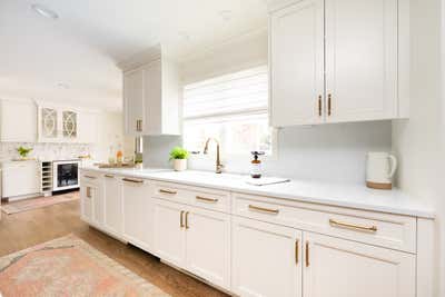  Beach Style Family Home Kitchen. Foxcroft Remodel  by Nicole Scalabrino Interiors, LLC.