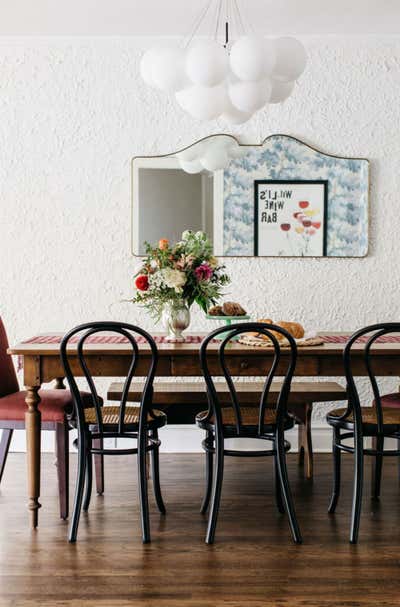  Maximalist Dining Room. WILMETTE TUDOR by Sarah Montgomery Interiors.