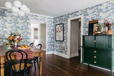  Maximalist Dining Room. WILMETTE TUDOR by Sarah Montgomery Interiors.