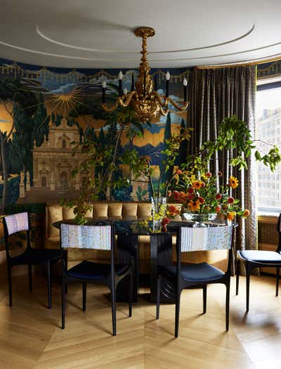 Maximalist Dining Room. Designer's Own Home by Wesley Moon Inc..