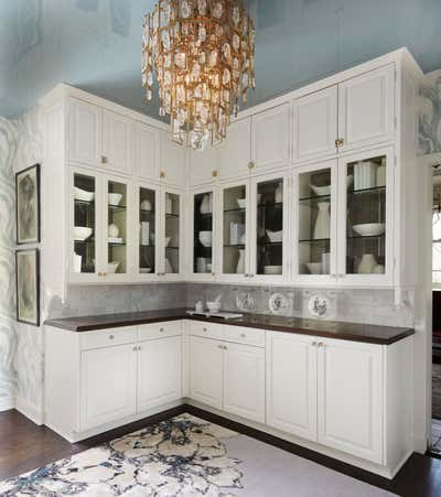  Coastal Family Home Kitchen. Lake Forest Show House Butler's Pantry  by Amy Kartheiser Design.