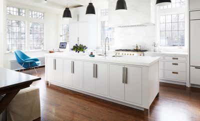  Transitional Family Home Kitchen. Historic Home in Wilmette by Amy Kartheiser Design.