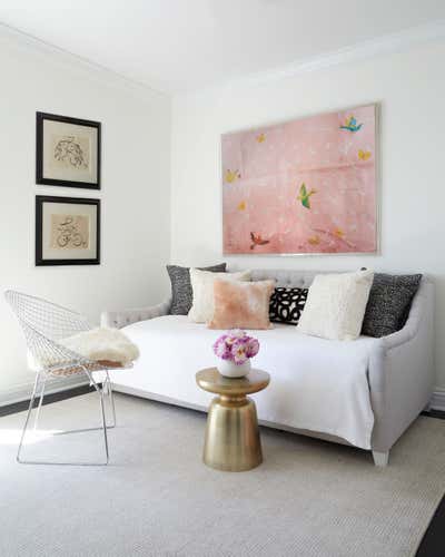 Contemporary Bedroom. Art-centric Aerie by Amy Kartheiser Design.