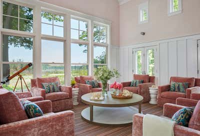  Maximalist Living Room. Colorful Lakeside Retreat by Amy Kartheiser Design.