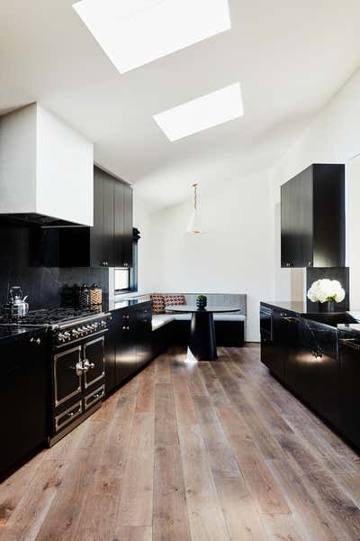  Modern Family Home Kitchen. Linda Flora by David Brian Sanders Interiors.