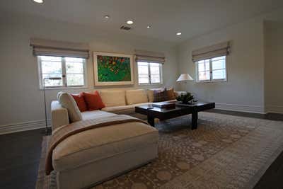 Contemporary Beach House Living Room. Ocean Way by David Brian Sanders Interiors.