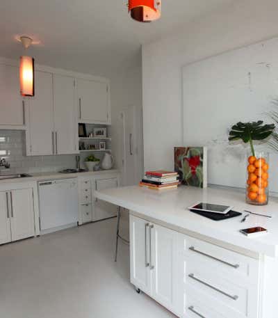  Mid-Century Modern Family Home Kitchen. Swall Drive by David Brian Sanders Interiors.