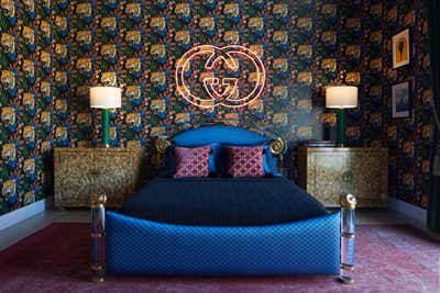  Contemporary Art Deco Bachelor Pad Bedroom. The Fun House by Argyle Design.