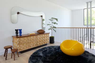  Eclectic Mid-Century Modern Bachelor Pad Entry and Hall. The Fun House by Argyle Design.
