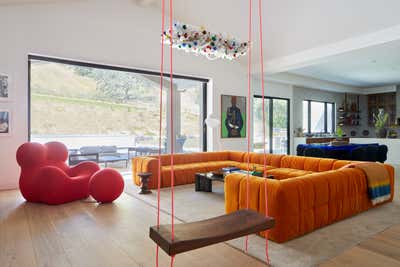  Modern Eclectic Living Room. The Fun House by Argyle Design.