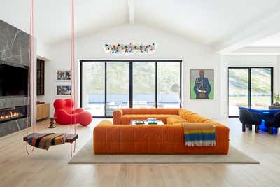  Modern Bachelor Pad Living Room. The Fun House by Argyle Design.
