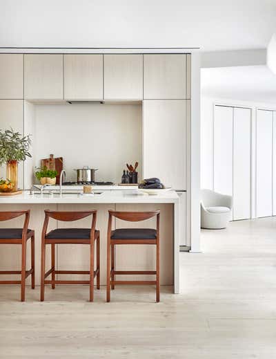  Contemporary Mid-Century Modern Apartment Kitchen. West Village II by Tina Ramchandani Creative LLC.