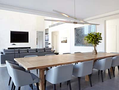 Scandinavian Family Home Dining Room. Quogue by Tina Ramchandani Creative LLC.
