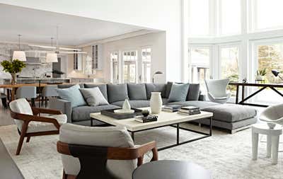  Scandinavian Living Room. Quogue by Tina Ramchandani Creative LLC.