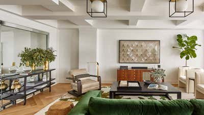  Mid-Century Modern Contemporary Apartment Living Room. Central Park West by Tina Ramchandani Creative LLC.